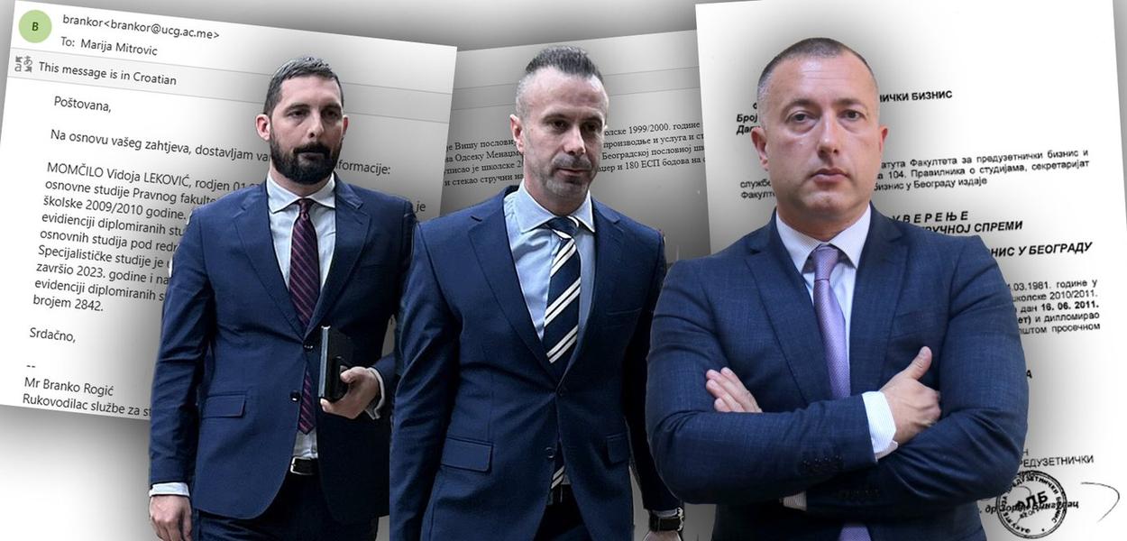 DIPLOMCI: Leković, Bogdanović, Đurašković (Foto: ilustracija: D. MIHAILOVIĆ)