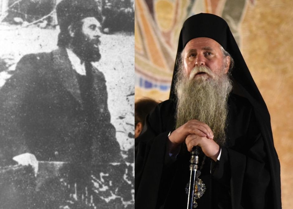 VELIKOSRPSKI PROJEKAT : Ratni zločinac Đurišić i propagator četništva Joanikije (Foto: Portal ETV)