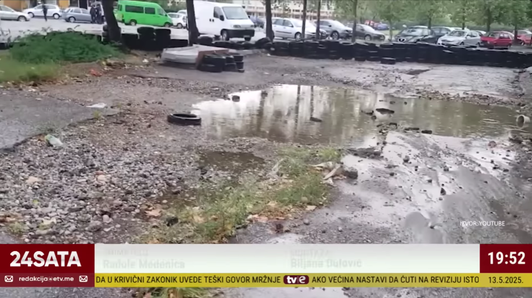 Parcela Vanje Đurišića na Zabjelu (Foto: TV E/Youtube)