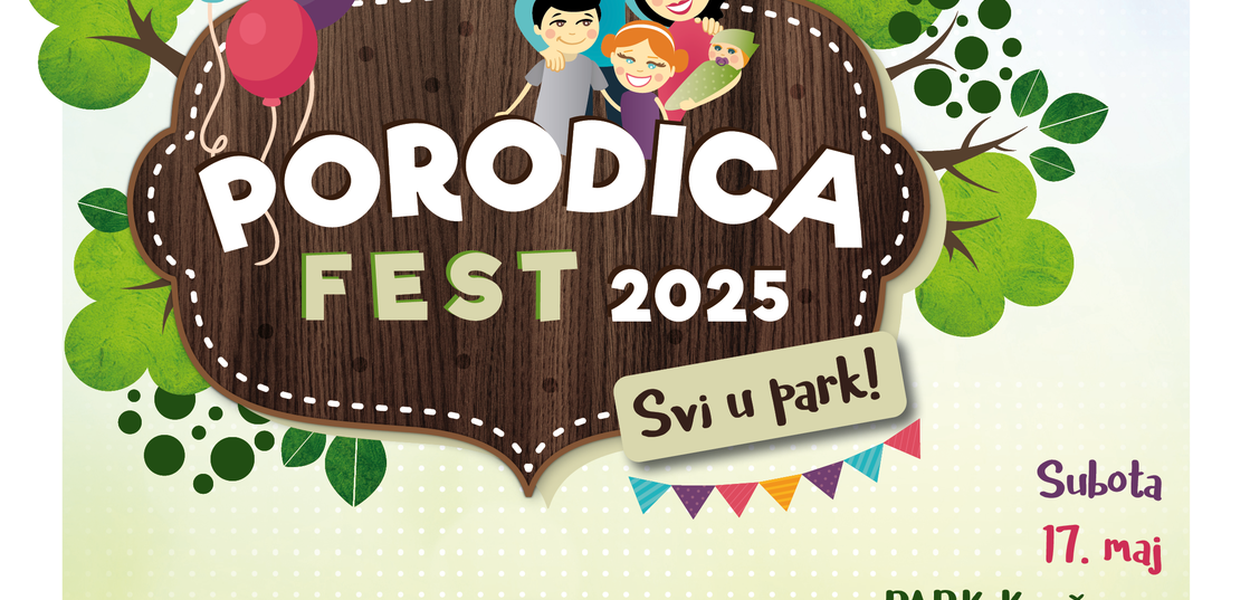 Poster za "Porodica fest" (Foto: Udruženje Roditelji)