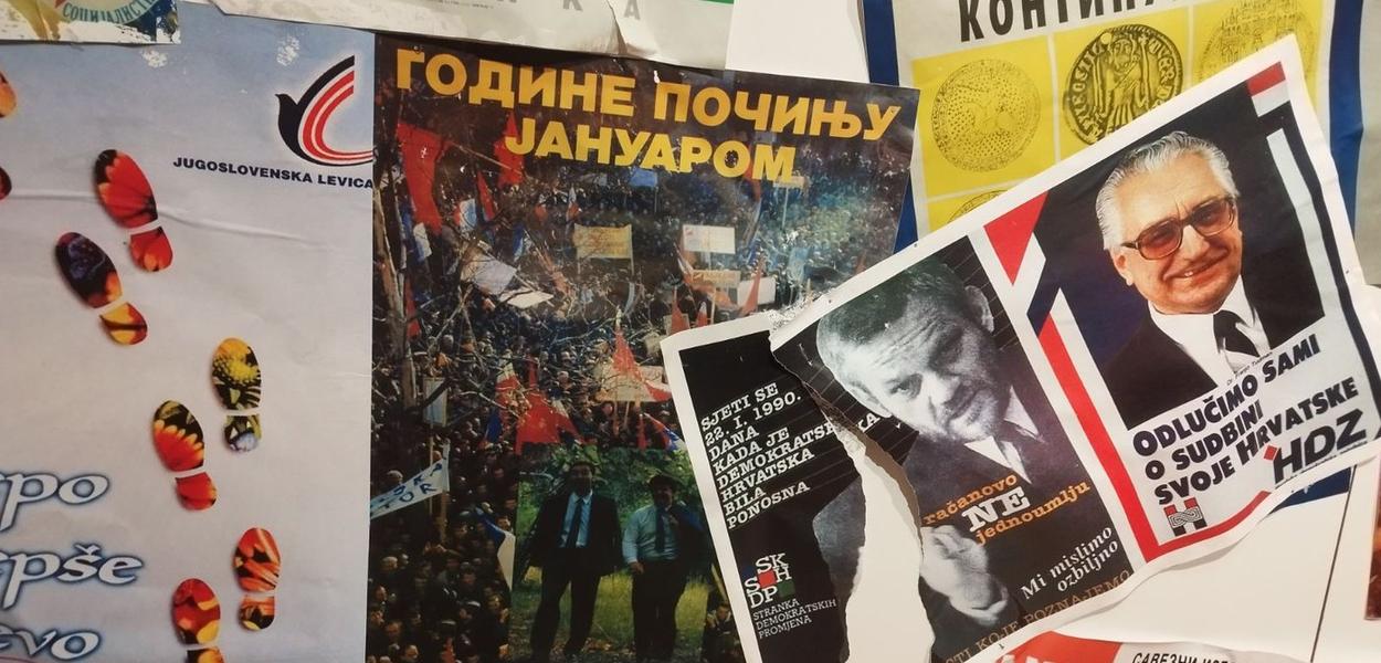 Sa izložbe "Lavirint devedesetih" (Foto: Portal ETV/D.M.)