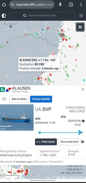 Klausen kretanje TNT