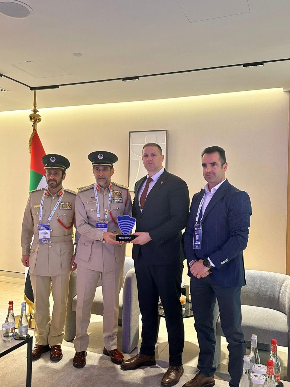 Šćepanović u posjeti Ujedinjenim Arapskim Emiratima (Foto: Uprava policije)