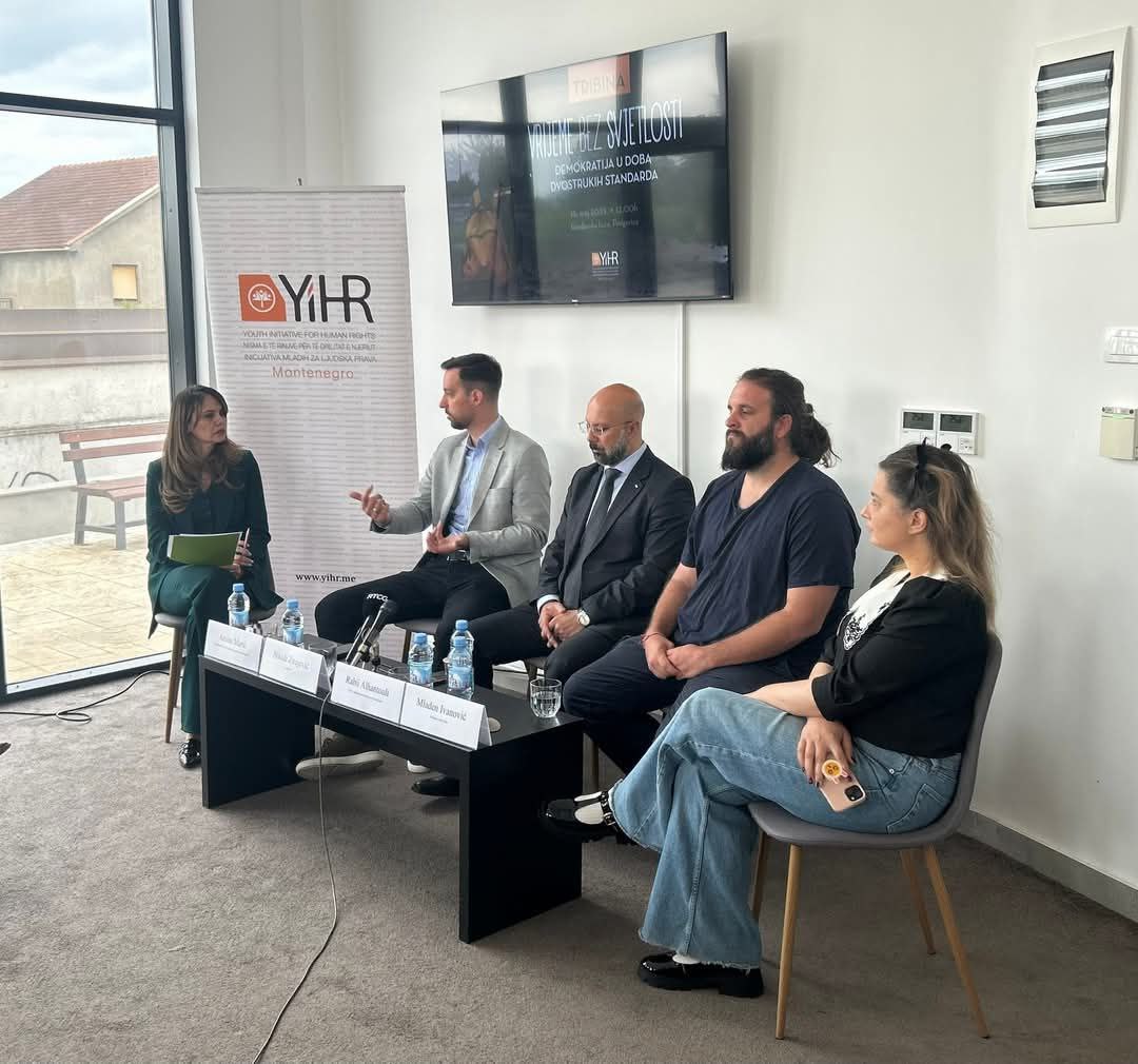 Sa tribine (Foto: Pokret solidarnosti sa Palestinom)