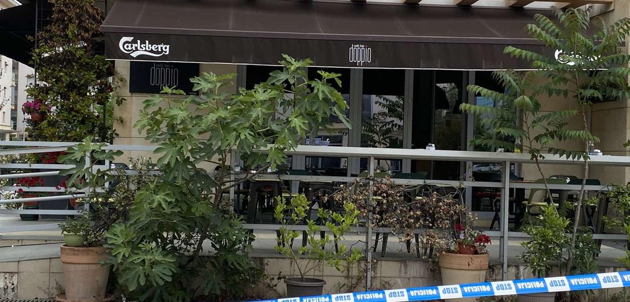 Kafić u Siti kvartu u kom se desila pucnjava (Foto: TV E/Ivona Đokić)