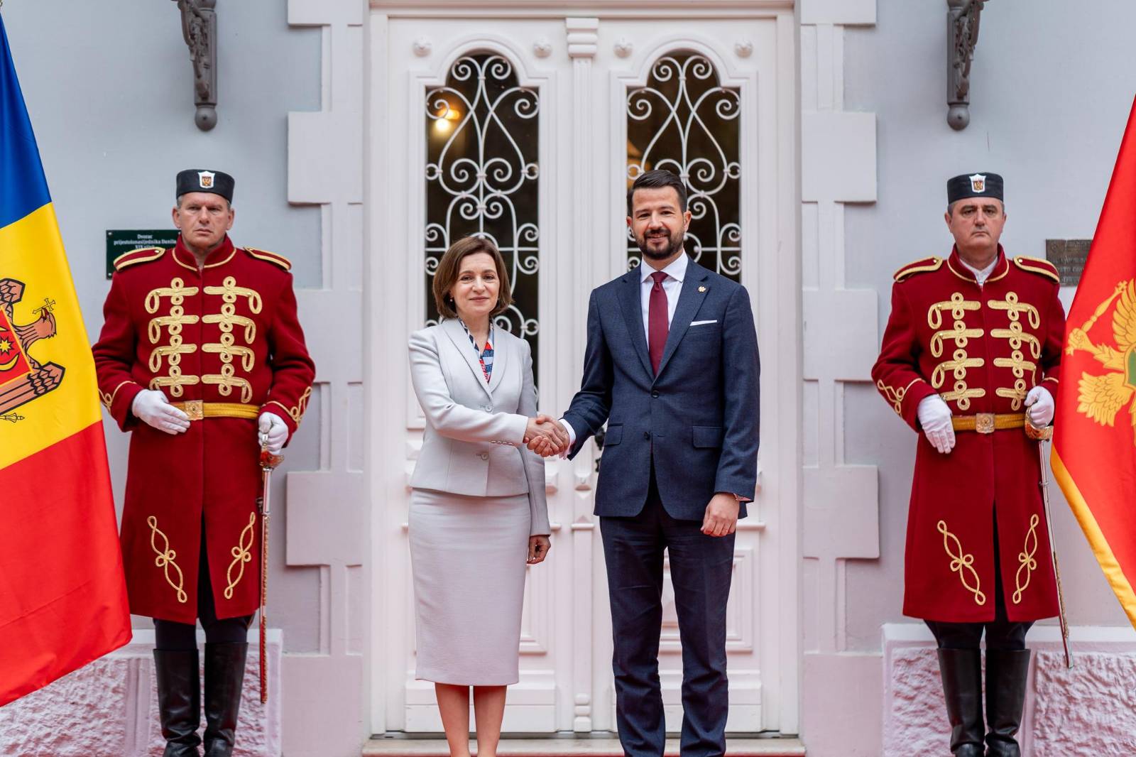 Sandu u prvoj zvaničnoj posjeti Crnoj Gori