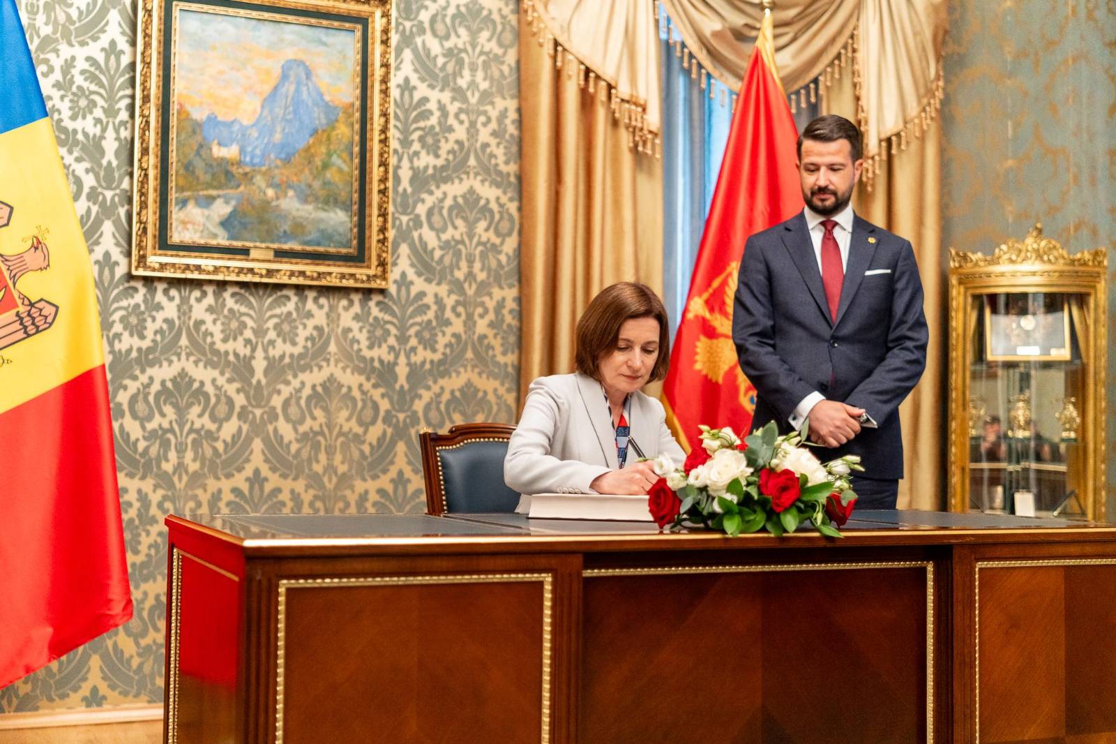 Sandu u prvoj zvaničnoj posjeti Crnoj Gori