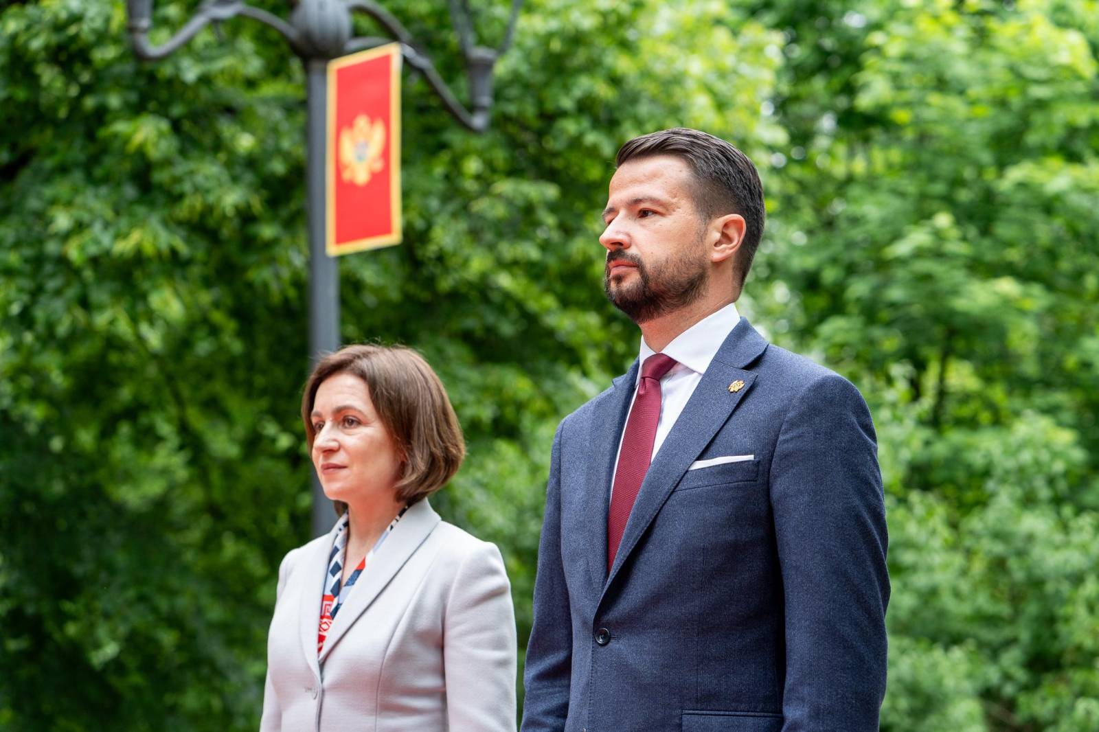 Sandu u prvoj zvaničnoj posjeti Crnoj Gori