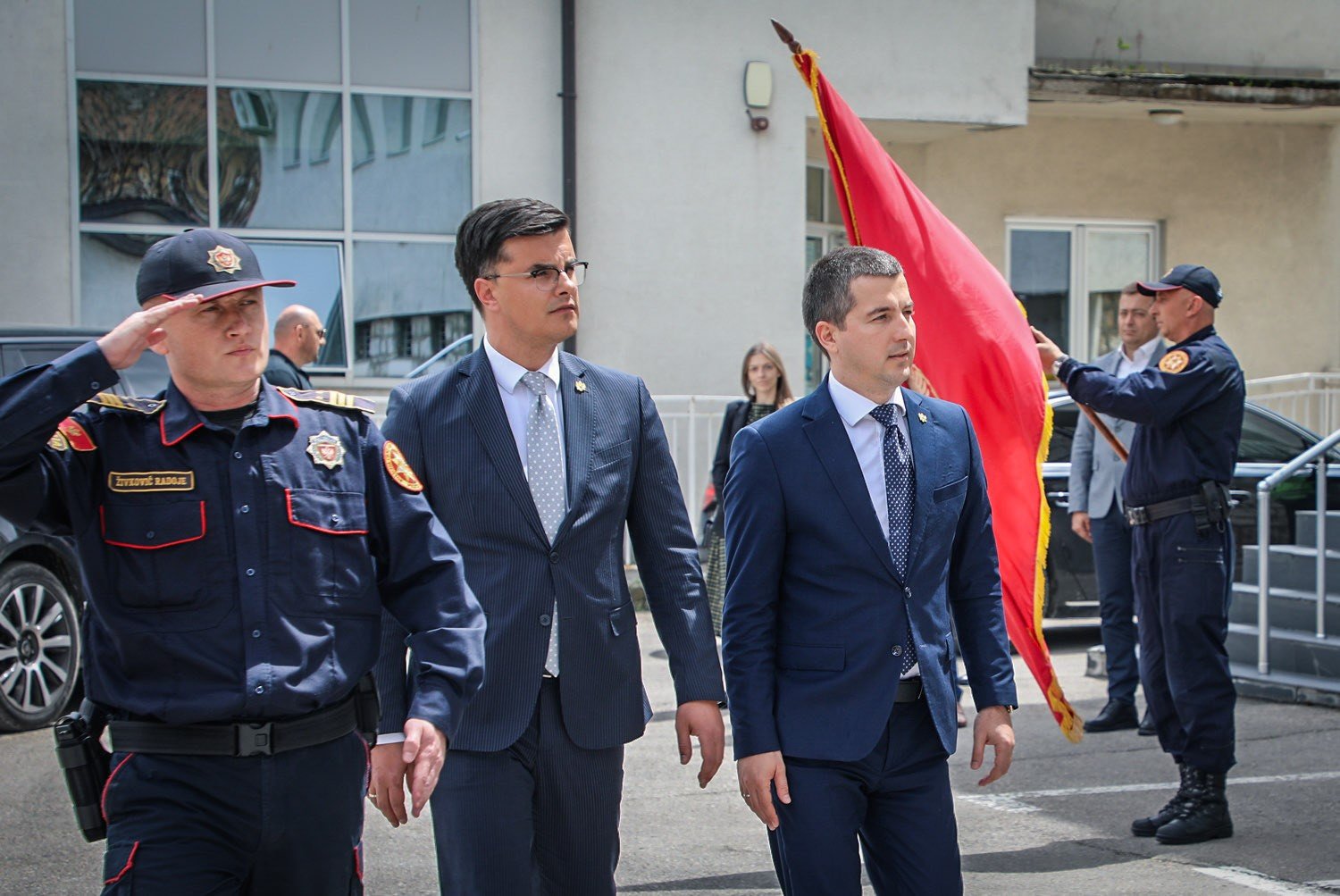 PARTIJSKA AKCIJA: Šaranović i Bečić