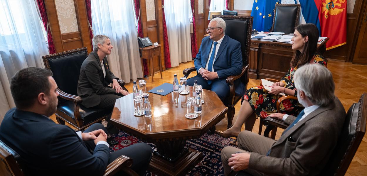 Sa sastanka u kabinetu predsjednika Skupštine (Foto: Skupština Crne Gore)