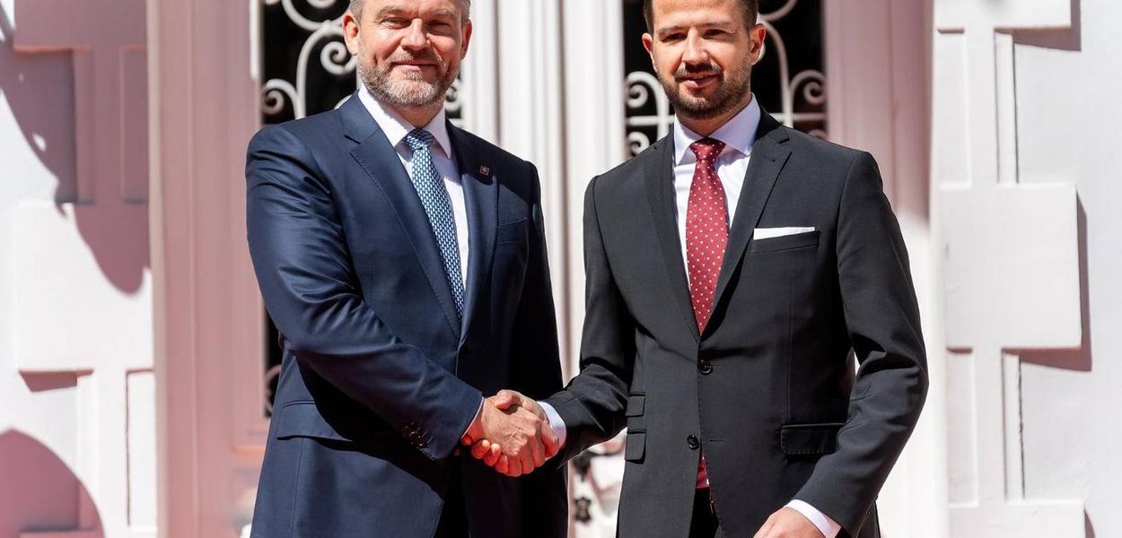 Pelegrini i Milatović (Foto: Kabinet predsjendika Crne Gore)