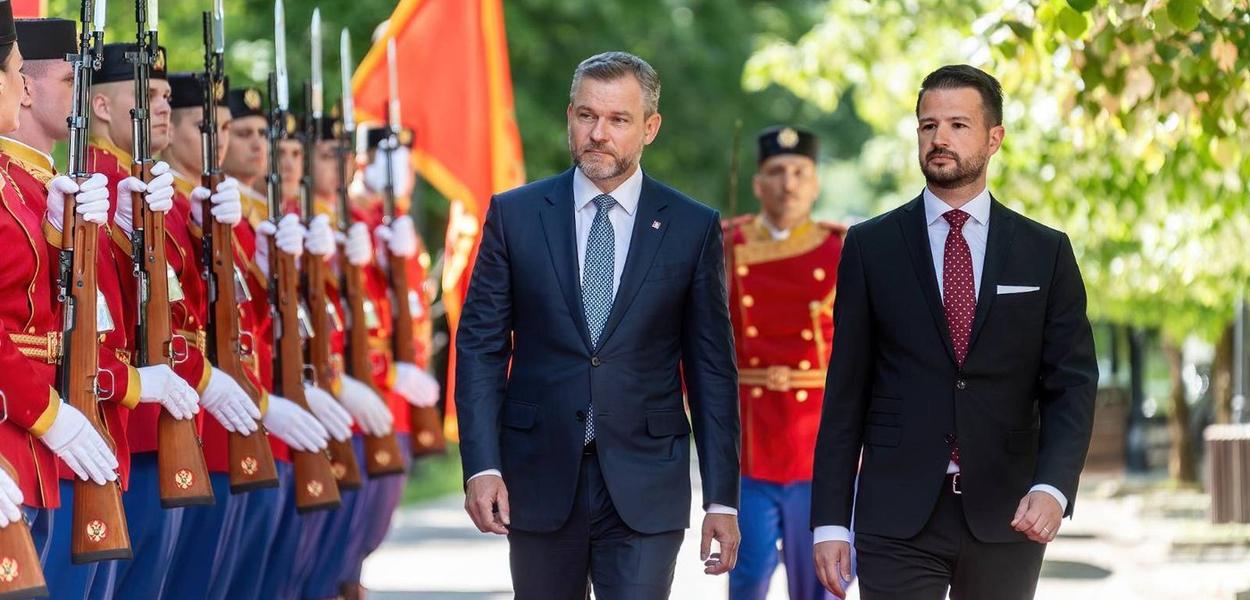 Pelegrini i Milatović (Foto: Kabinet predsjendika Crne Gore)