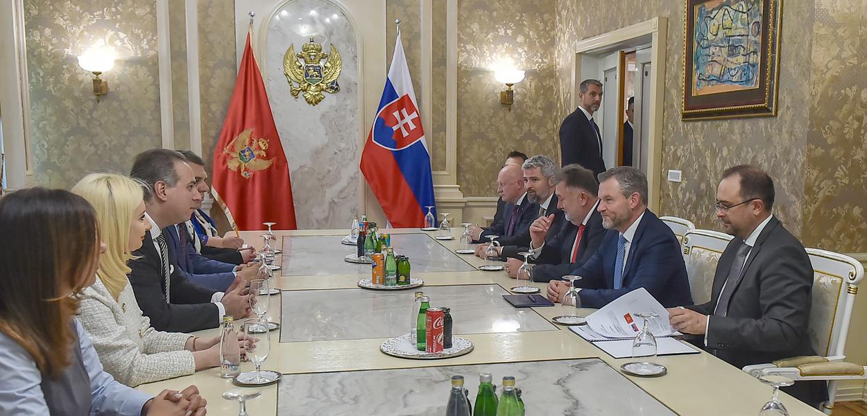 Sa sastanka Ivanovića i Pelegrinija (Foto: Vlada Crne Gore)