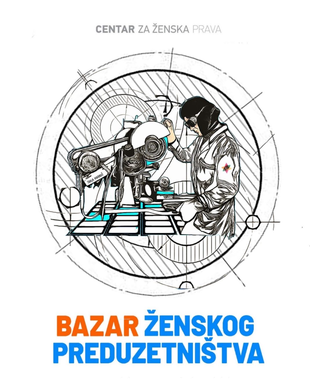 Poster za Bazar ženskog preduzetništva (Foto: Centar za ženska prava)