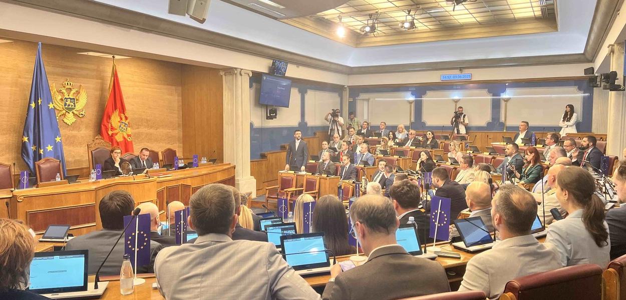 Sa sjednice Skupštine Crne Gore (Foto: Portal ETV/J. B. )