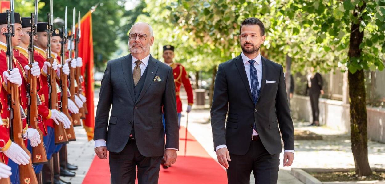 Alar Karis i Jakov Milatović (Foto: Kabinet predsjednika)