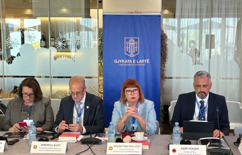 Pavličić na konferenciji šefova pravosuđa (Foto: Vrhovni sud)