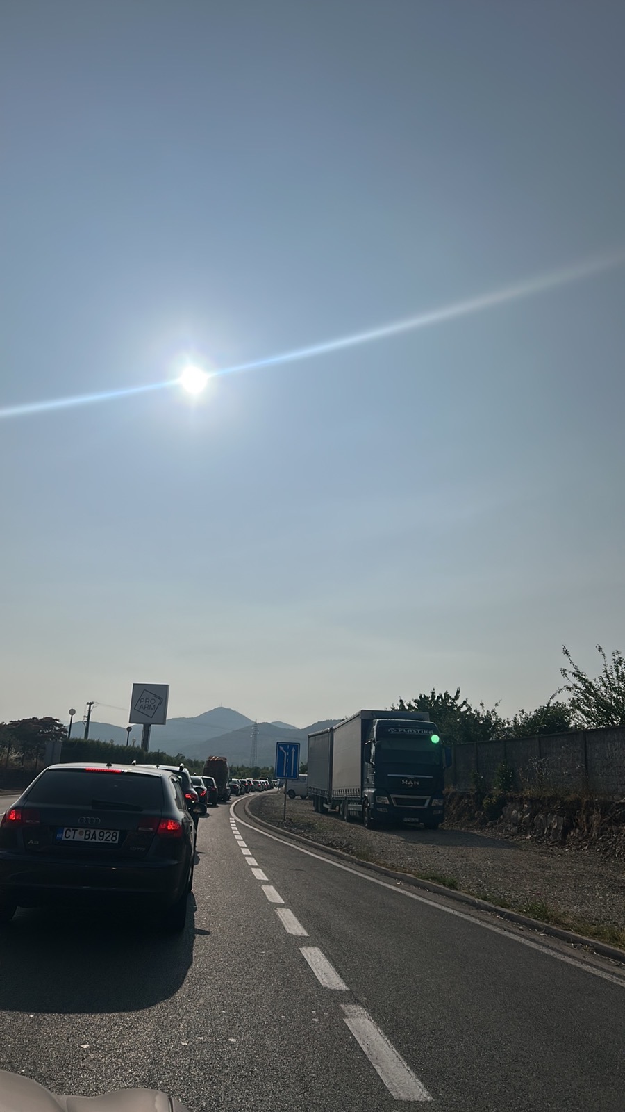 Gužve zbog udesa (Foto: Patrola PG)