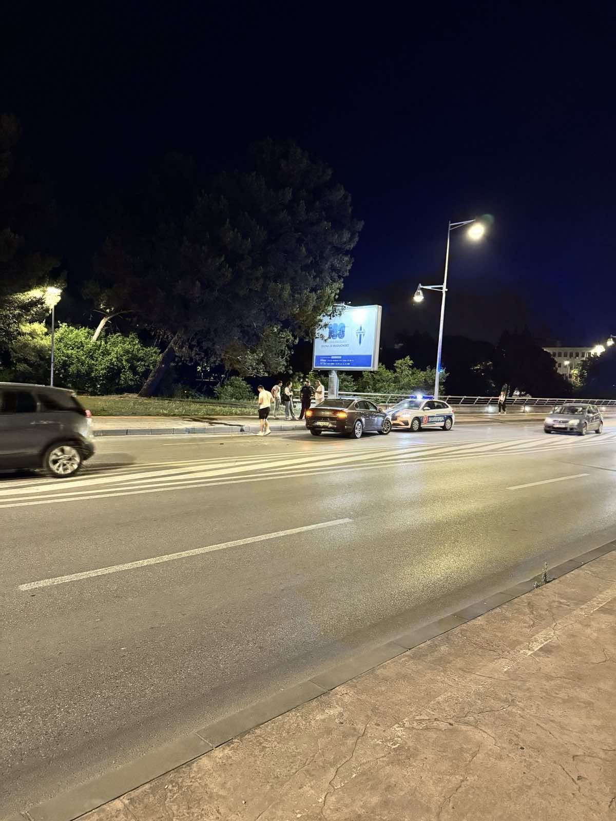 Udes na mostu Blaža Jovanovića (Foto: Portal ETV)