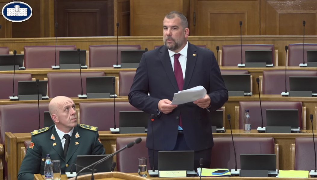 Dragan Krapović (Foto: Skupština Crne Gore - stop kadar)