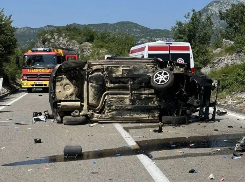 Saobraćajna nesreća kod Bogetića (Foto: RTNK)