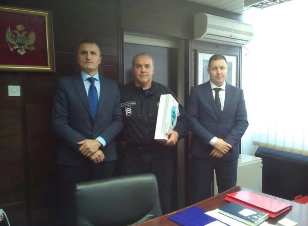 NAGRAĐIVANI POLICAJAC: Živković sa dodjele nagrade 2019. godine