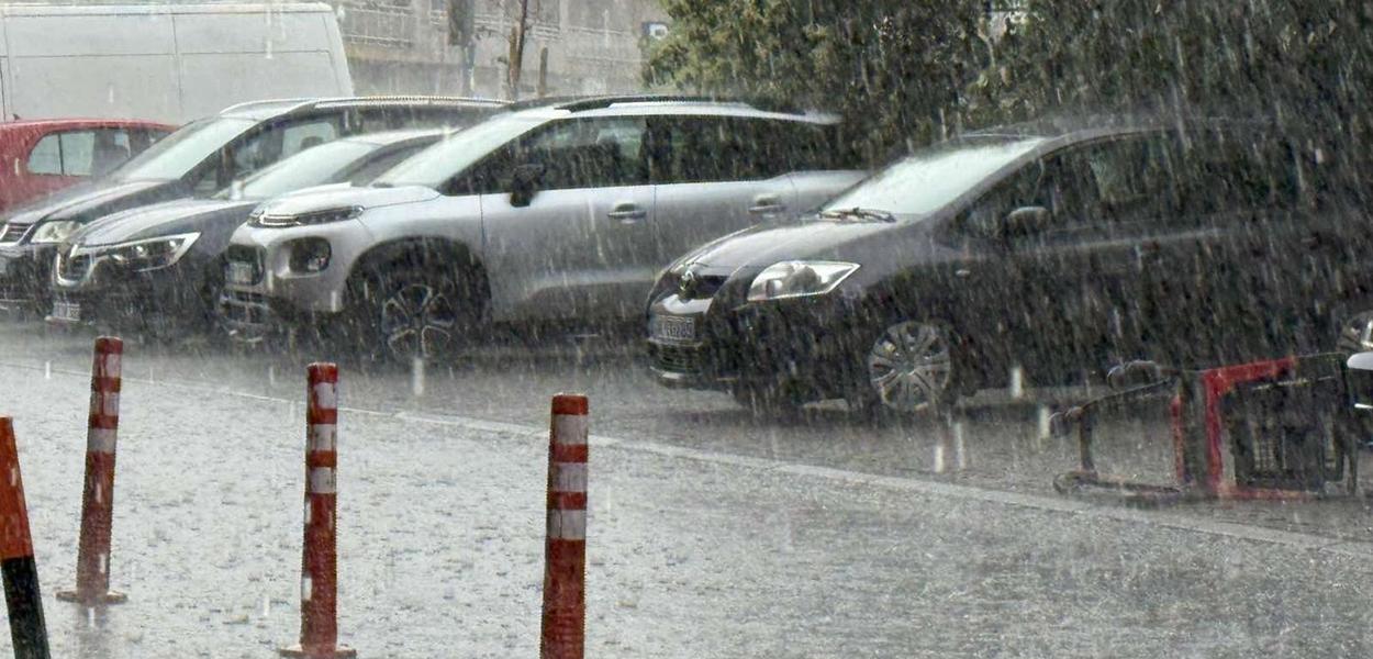 Nevrijeme u Podgorici (Foto: Portal ETV)