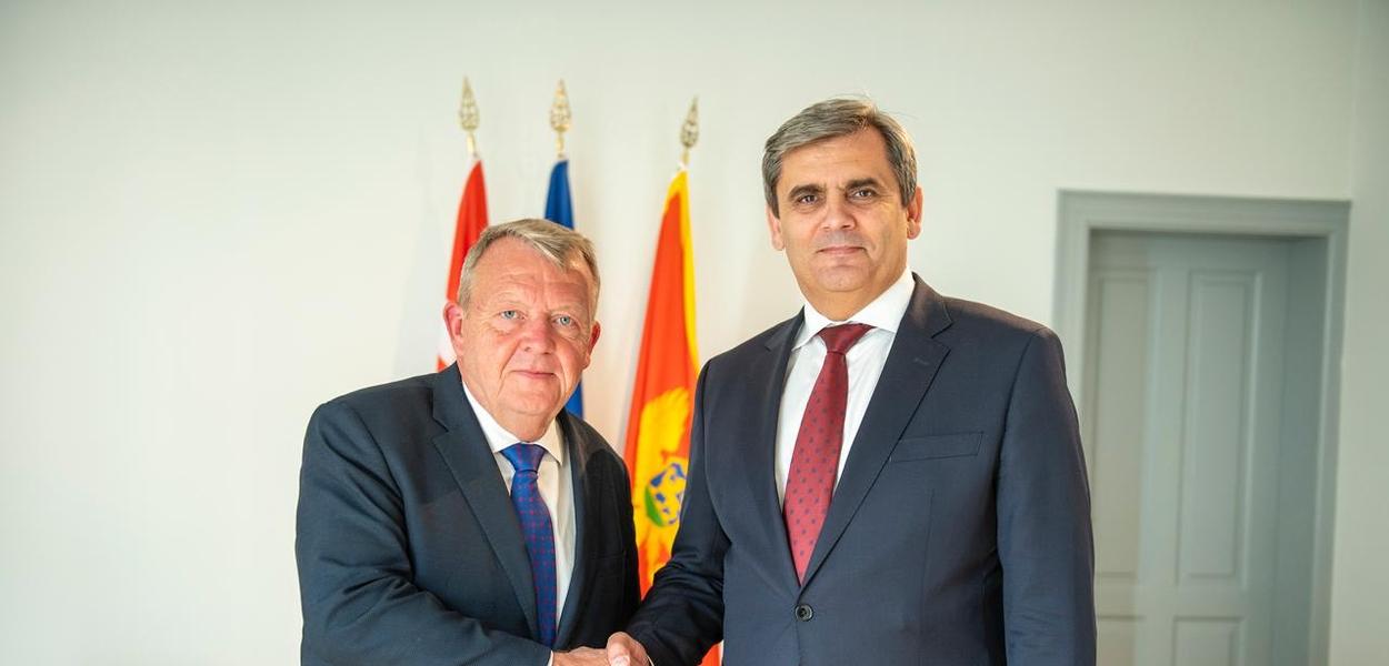 Rasmusen i Ibrahimović (Foto: Ministarstvo vanjskih poslova)