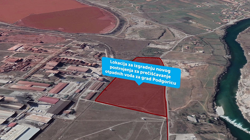 Lokacija za izgradnju novog postrojenja 