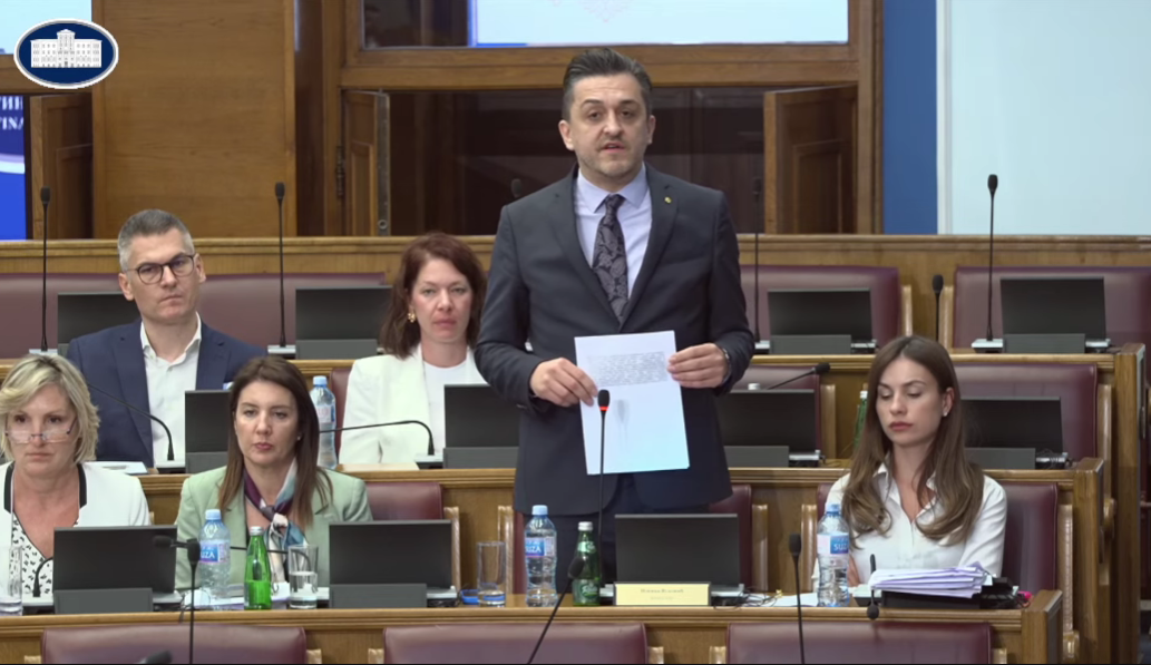 Novica Vuković (Foto: Skupština Crne Gore/Youtube)