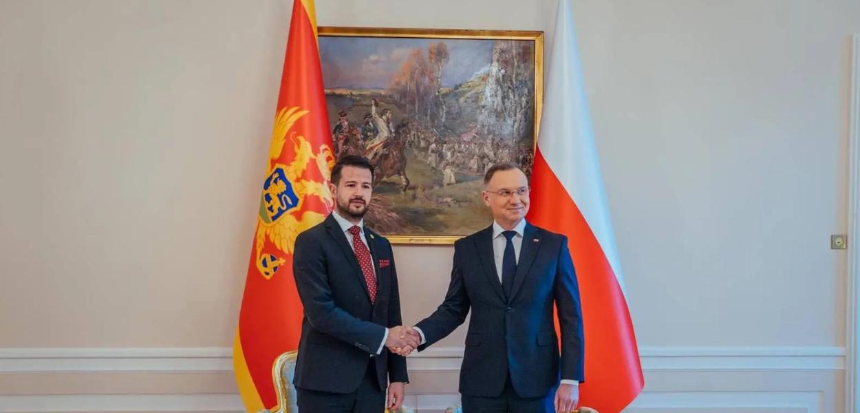 Milatović i Duda (Foto: Kabinet predsjednika Crne Gore)