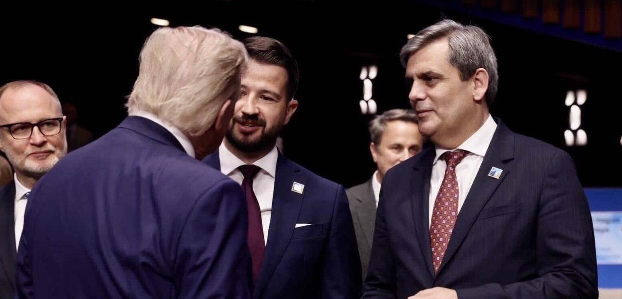 Ibrahimović, Milatović i Tramp (Foto: MVP)