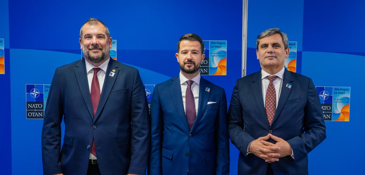 Krapović, Milatović i Ibrahimović (Foto: Kabinet predsjednika Crne Gore)