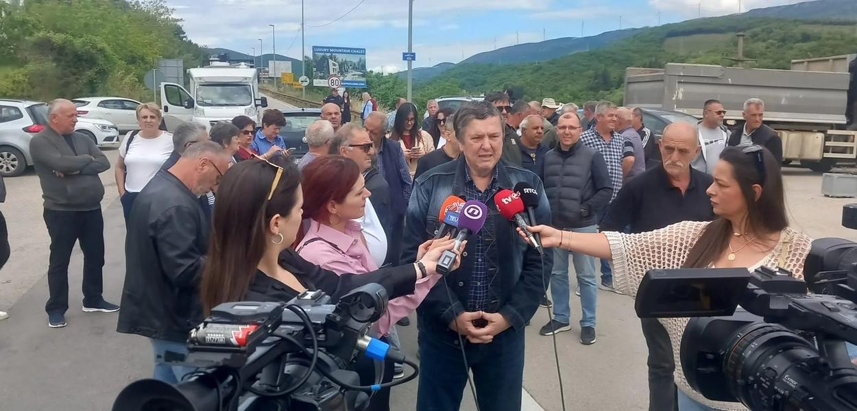 Sa jedne od prethodnih blokada (Foto: Ulcinj info)