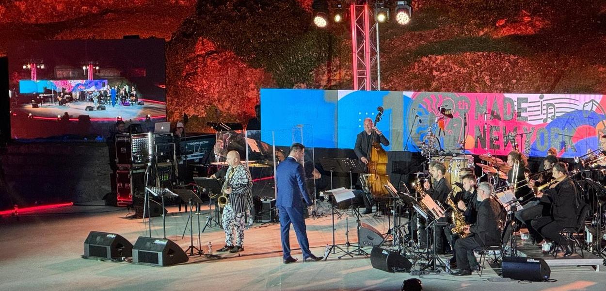 SPEKTAKULARAN KONCERT: Big bend RTS-a na ljetnjoj pozornici na Cetinju (Foto: UGC)