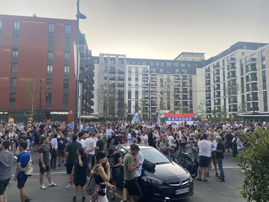 Sa današnjeg protesta (Foto: N1/Anđela Davić)