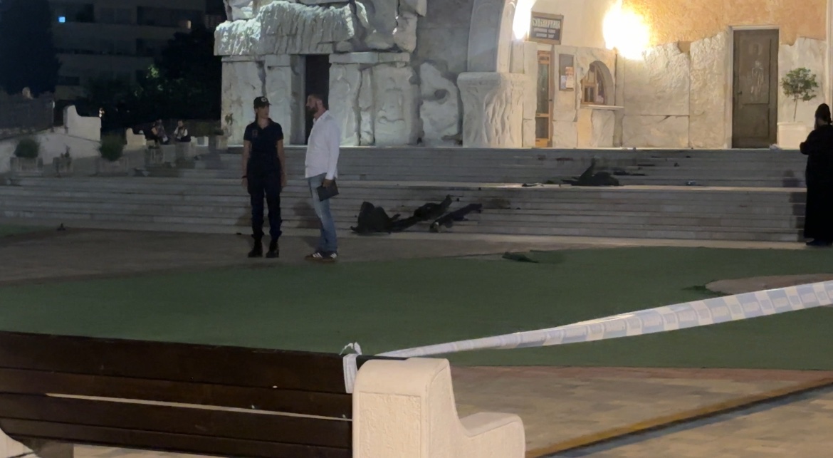 Sinoć nakon incidneta kod Hrama u Podgorici (Foto: Portal ETV)