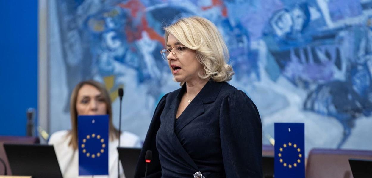 Jelena Božović juče u parlamentu (Foto: Skupština Crne Gore)