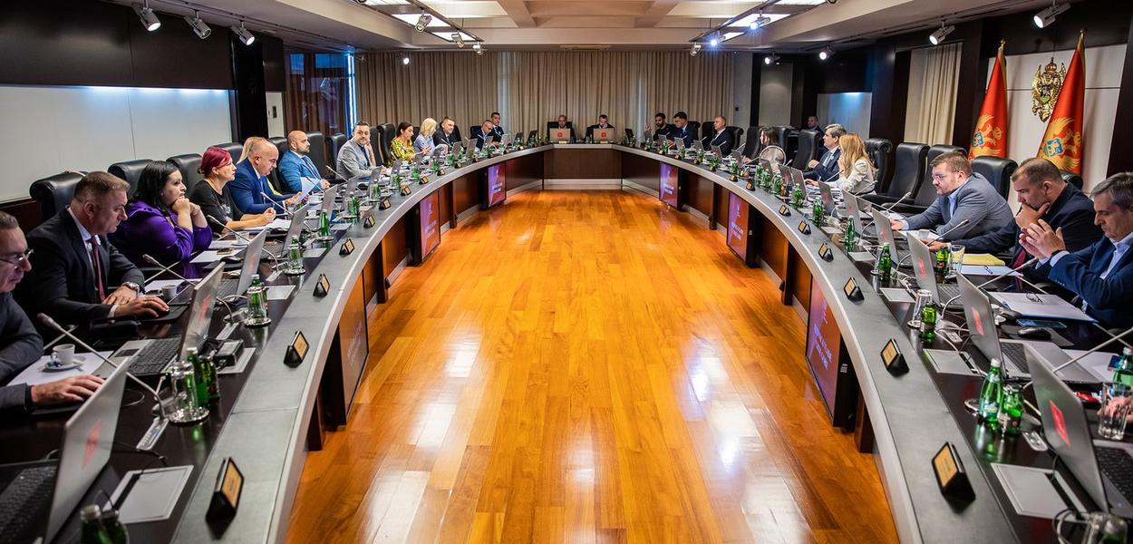 Sa današnje sjednice Vlade (Foto: Vlada Crne Gore)