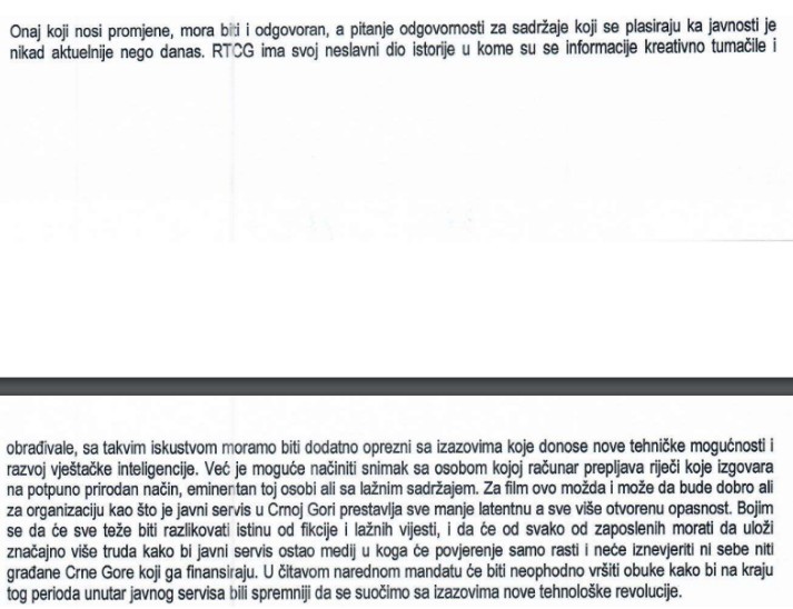 Raonićeve misli dokument