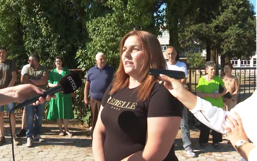 Majka dječaka Maja Ivanović poručila da se bore danas protiv svakog nasilja u školi (Foto: TVCG)