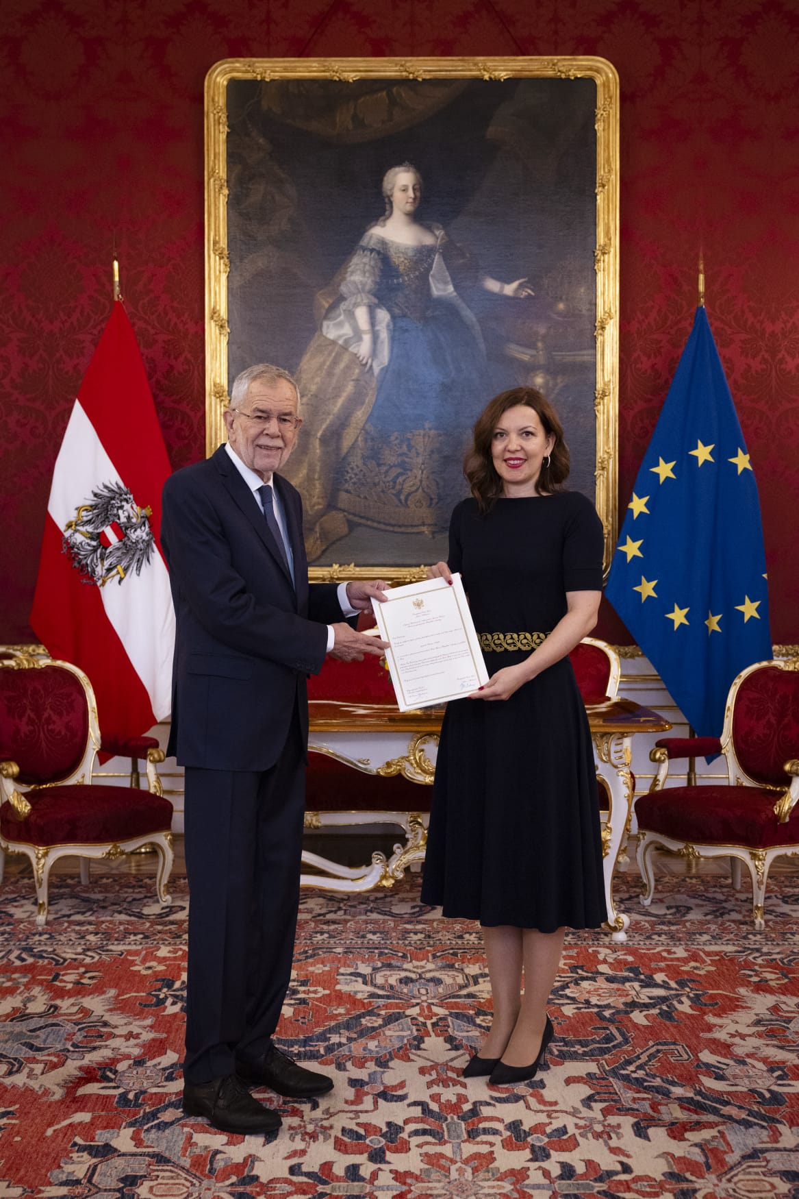 Stanica Anđić i Aleksandar van der Belen (Foto: Ministarstvo vanjskih poslova)