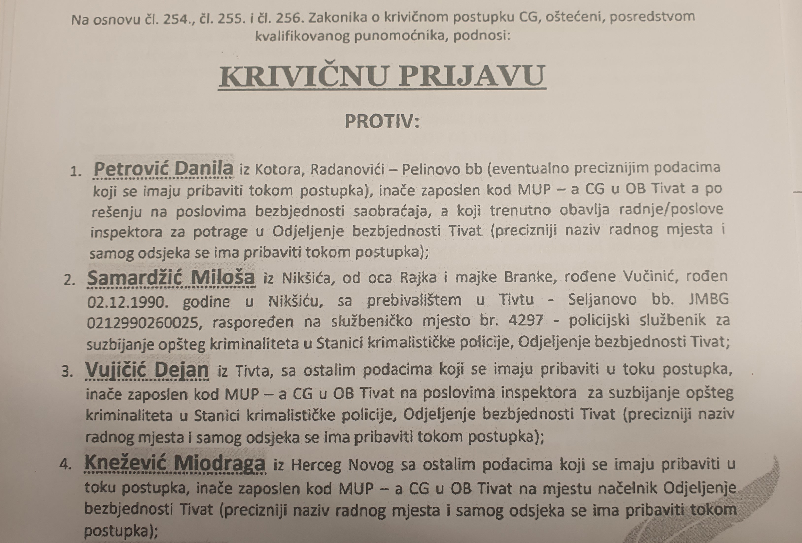 ŠAROVIĆEVE PRIJAVE: Tužilaštvo još razmišlja