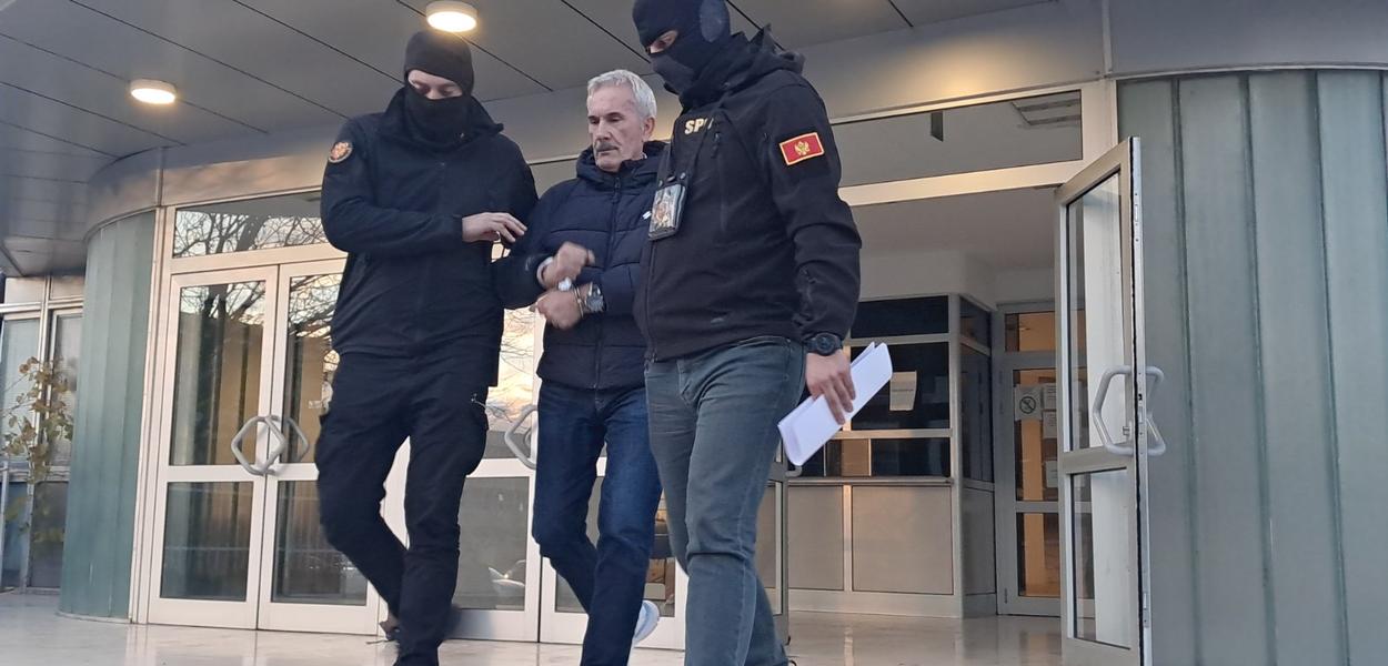 Sa privođenja Duška Koprivice (Foto: Portal ETV/Marija Žižić)