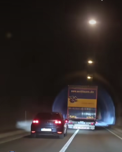 Preticanje u tunelu Lokve (Foto: Podgorički vremeplov/Facebook)