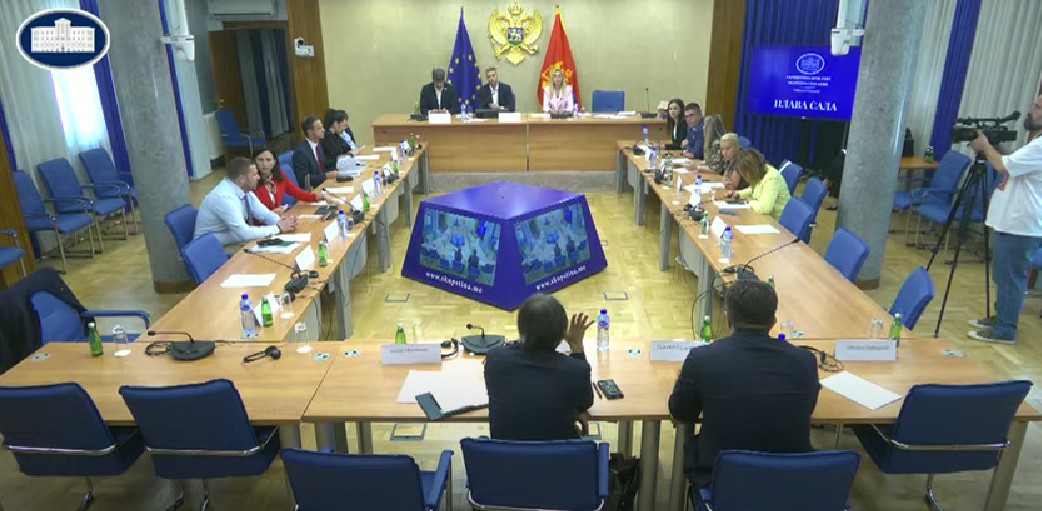 Sjednica Odbora za sveobuhvatnu izbornu reformu (Foto: Skupština Crne Gore/Jutjub)