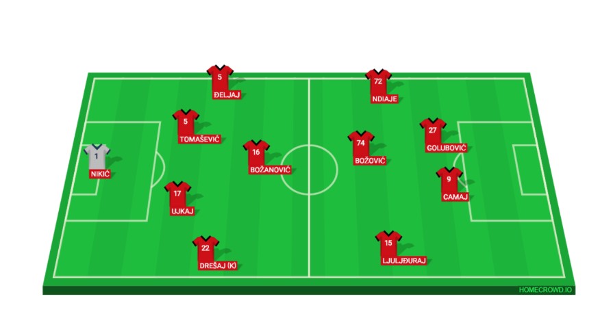 4-1-3-2 Dečića u finišu utakmice