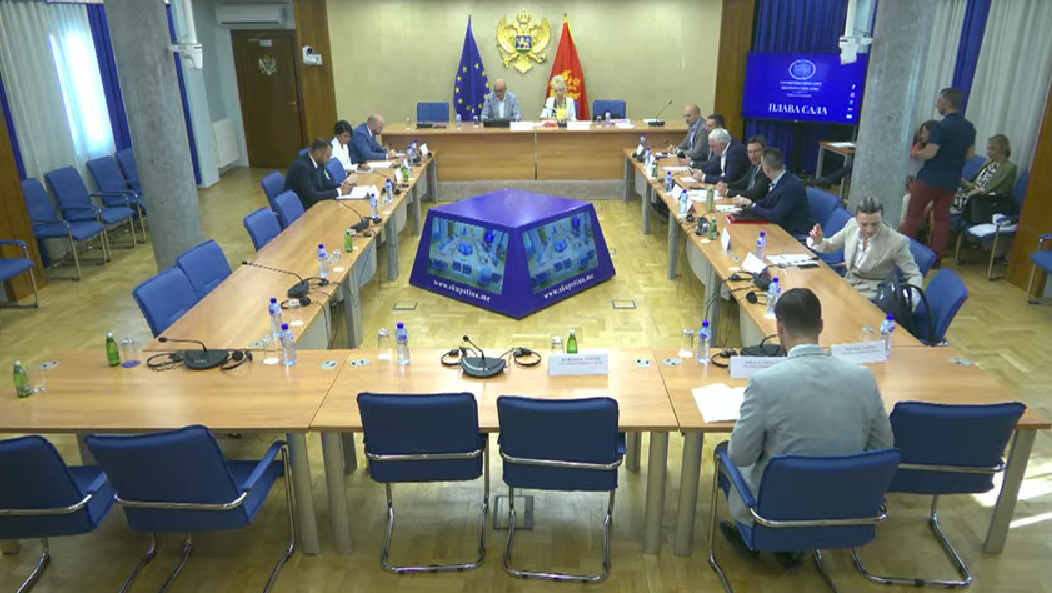 Sa sjednice Odbora za bezbjednost i odbranu (Foto: Skupština Crne Gore)