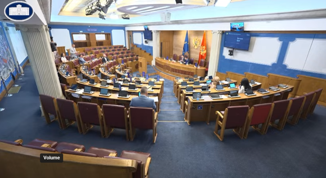 Sa današnje sjednice Skupštine (Foto: Stop kadar)