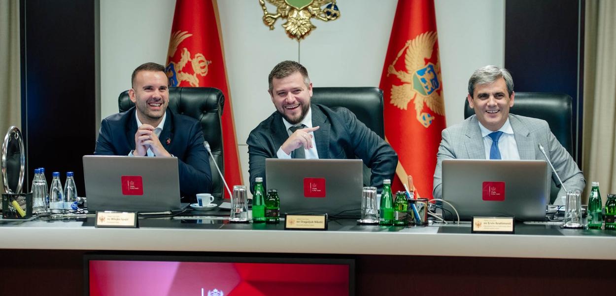 Milojko Spajić, Dragoljub Nikolić i Ervin Ibrahimović (Foto: Vlada Crne Gore)